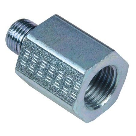 Adaptador 1/8 BSP macho con junta - 1/4 BSP hembra
