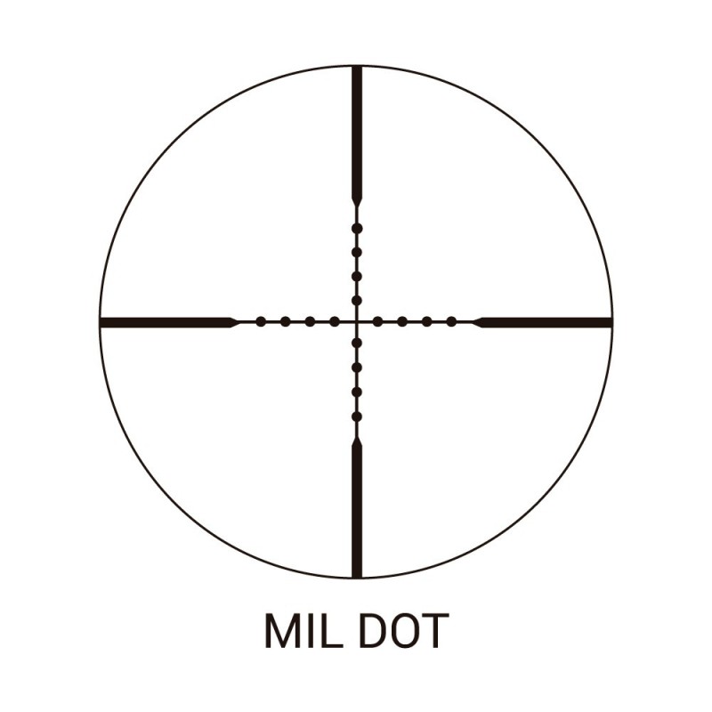 Arcea 6-24x40 - 25,4mm-MIL DOT Reti. Crist.Ilum. Front Focus