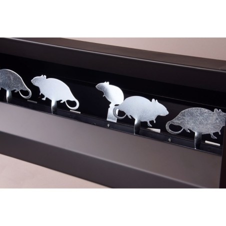 Cibles à 4 pendules - 4 rats