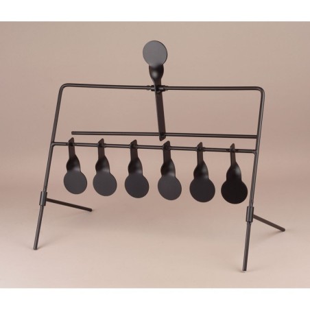 Cibles rotatives Easy Reset avec support 7 Objectifs