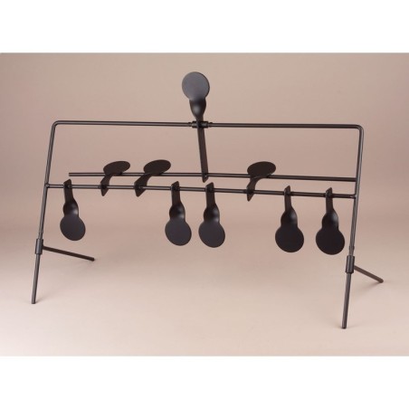 Cibles rotatives Easy Reset avec support 9 objectifs.