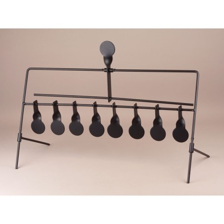 Cibles rotatives Easy Reset avec support 9 objectifs.