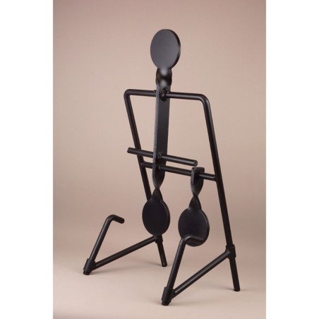 Cible rotative avec 3 éléments et support