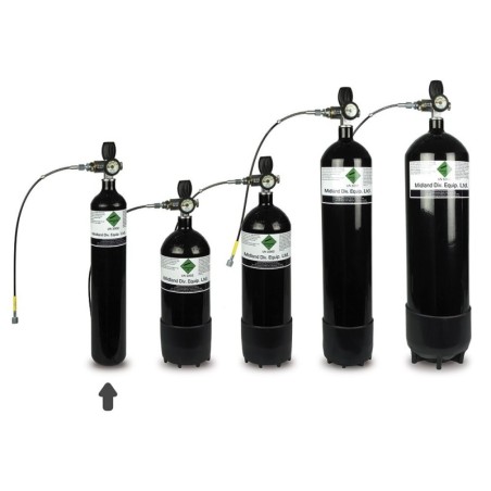 Bouteille PCP de 3 litres, 300 bars. Kit complet