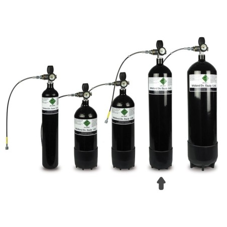 Bouteille PCP de 7 litres, 300 bars. Kit complet