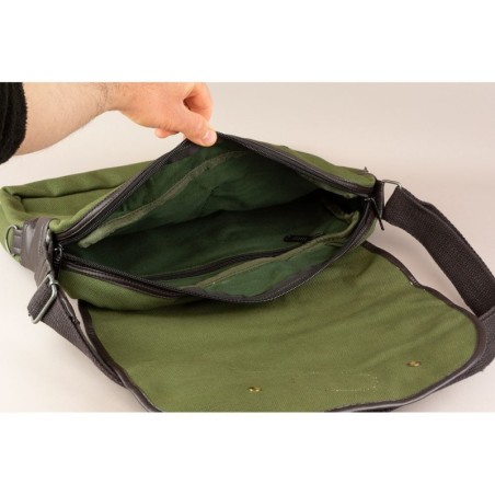 Sac multi-usage en cuir et cordura Cazorla