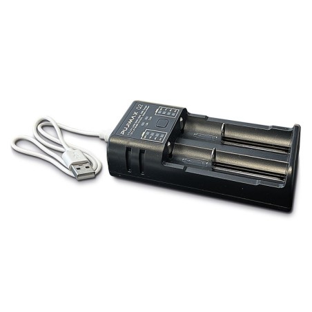 Chargeur double de batteries 18650