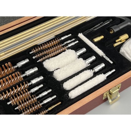 Kit Nettoyage - Tous les Calibres - Mallette en Bois