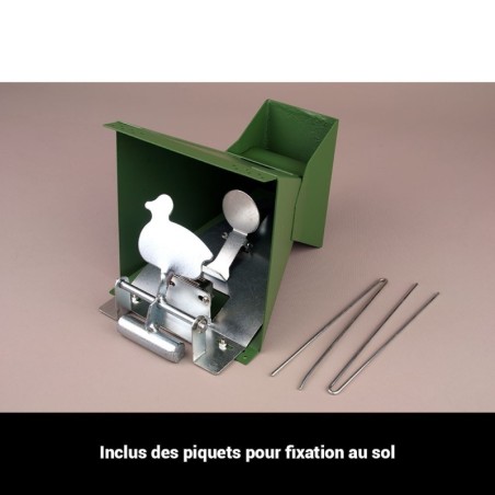 Porte cible pendulaire canard