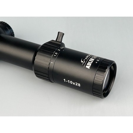 ADLER 1-10x28 - Tube 34mm - Ret. fibre ultra illuminé