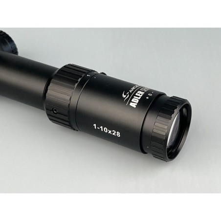 ADLER 1-10x28 - Tube 34mm - Ret. fibre ultra illuminé